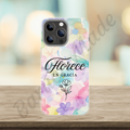 Florece en Gracia | Cover para iPhone con Diseño Floral Cristiano