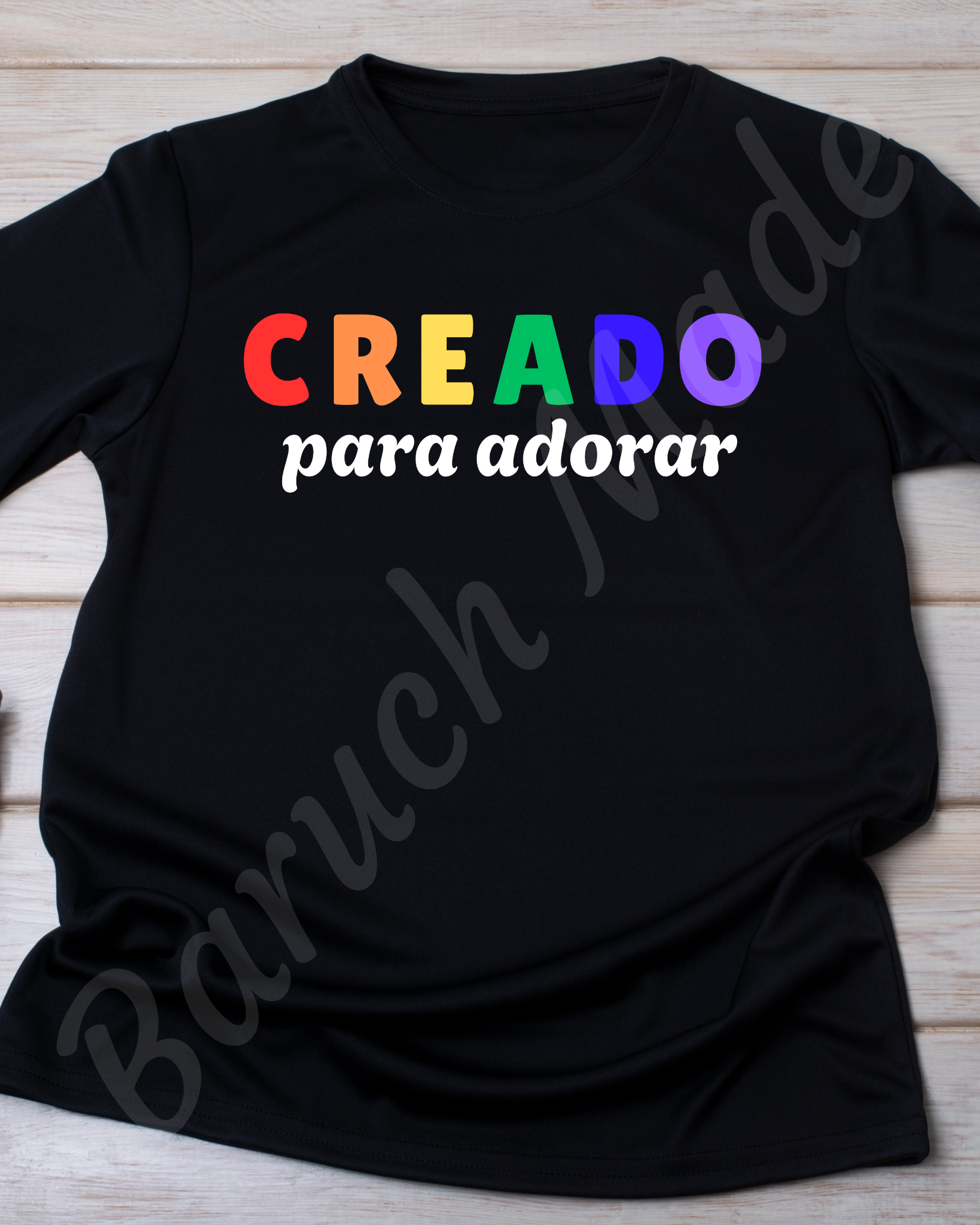 Creado para Adorar | Camisa Cristiana