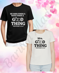 Camisas de Pareja “Good Thing” – Proverbios 18:22