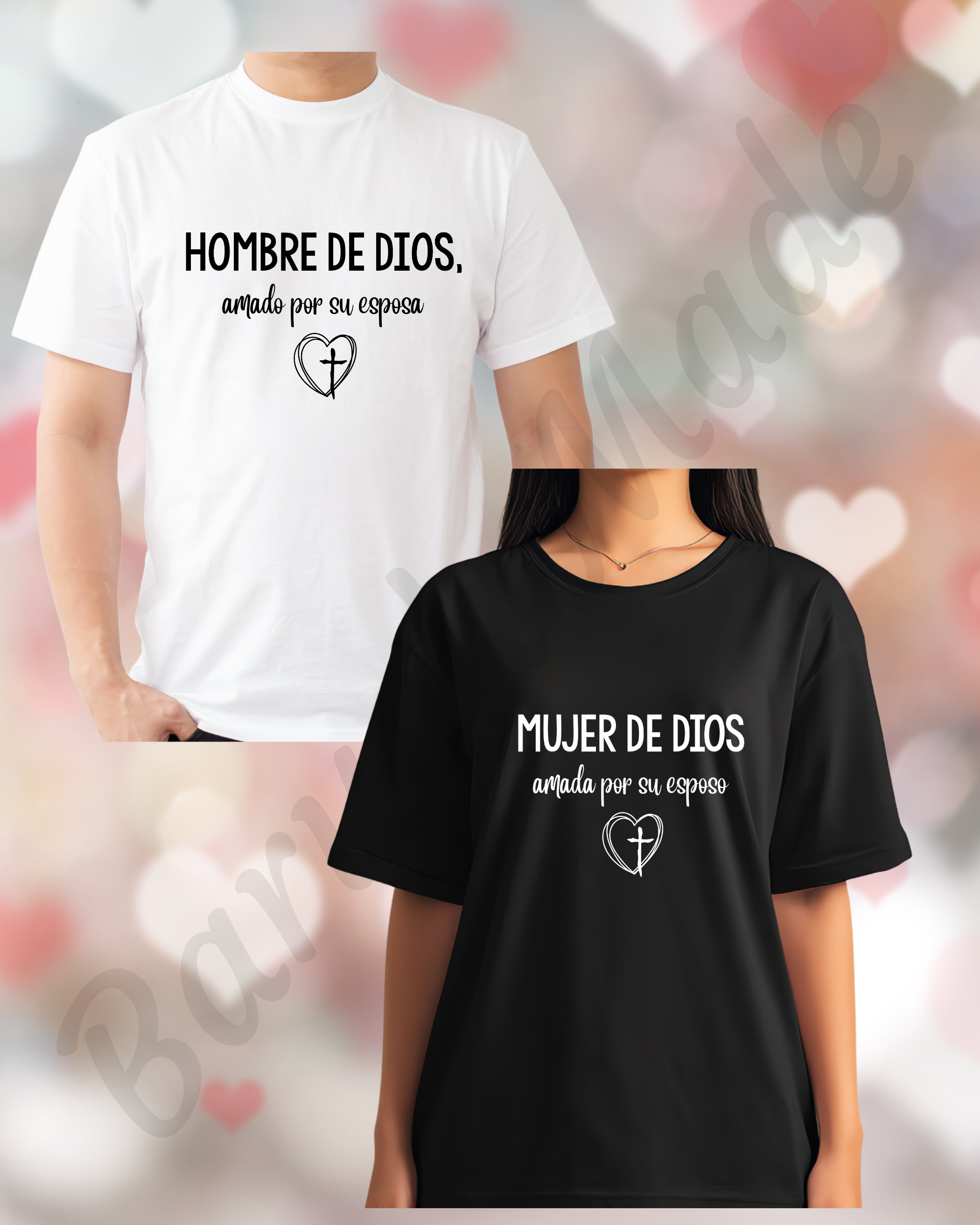 Camisas de Pareja “Hombre de Dios / Mujer de Dios”