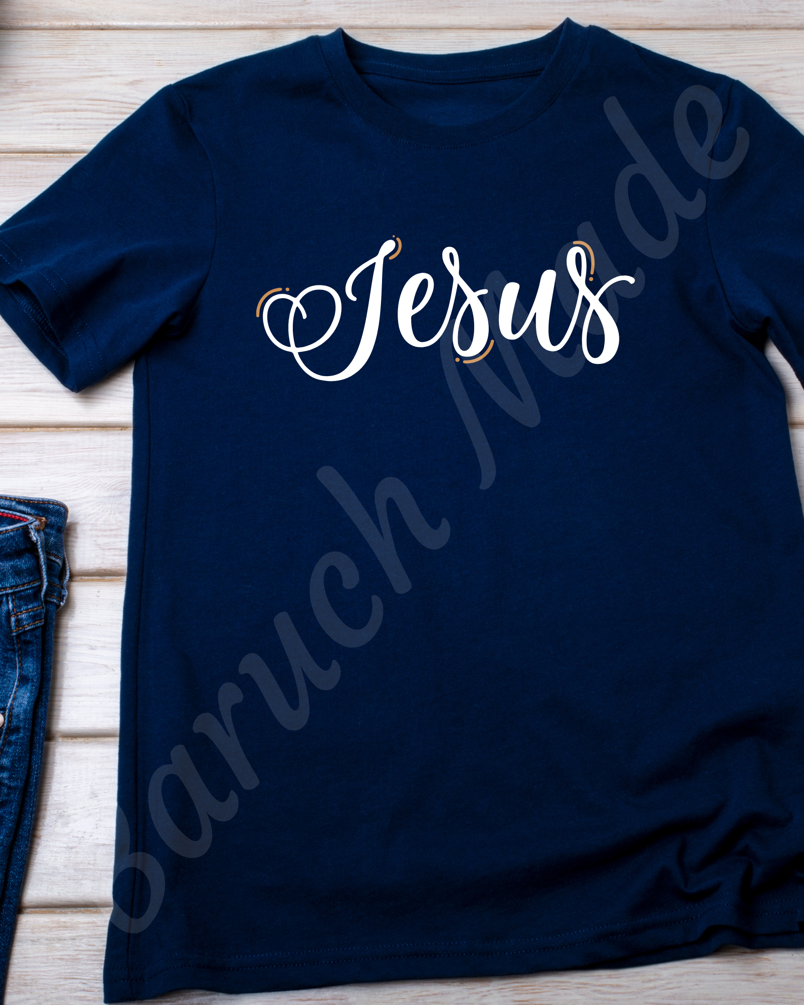 Jesús | Camisa Cristiana Inspiracional Minimalista