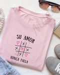 Camisa “Su Amor Nunca Falla”