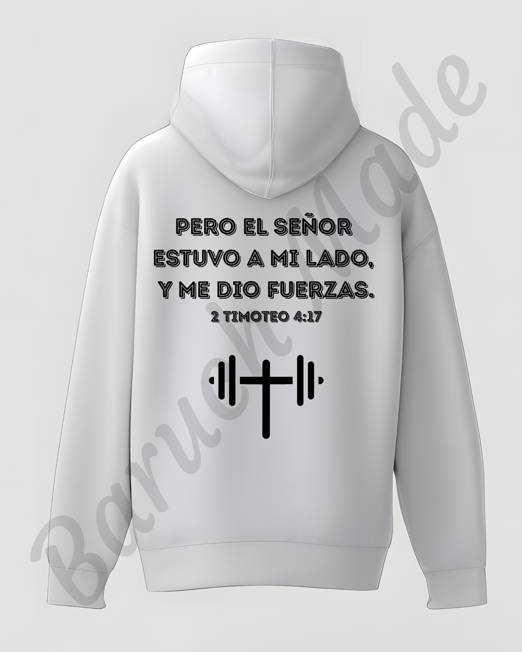 Hoodie Cristiano Unisex – “El Señor estuvo a mi lado” | 2 Timoteo 4:17