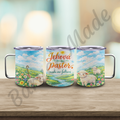 Taza Térmica 12oz – “Jehová es mi Pastor” | Salmo 23